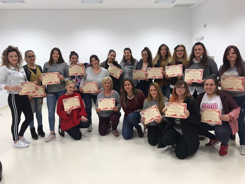Clausura taller de maquillaje