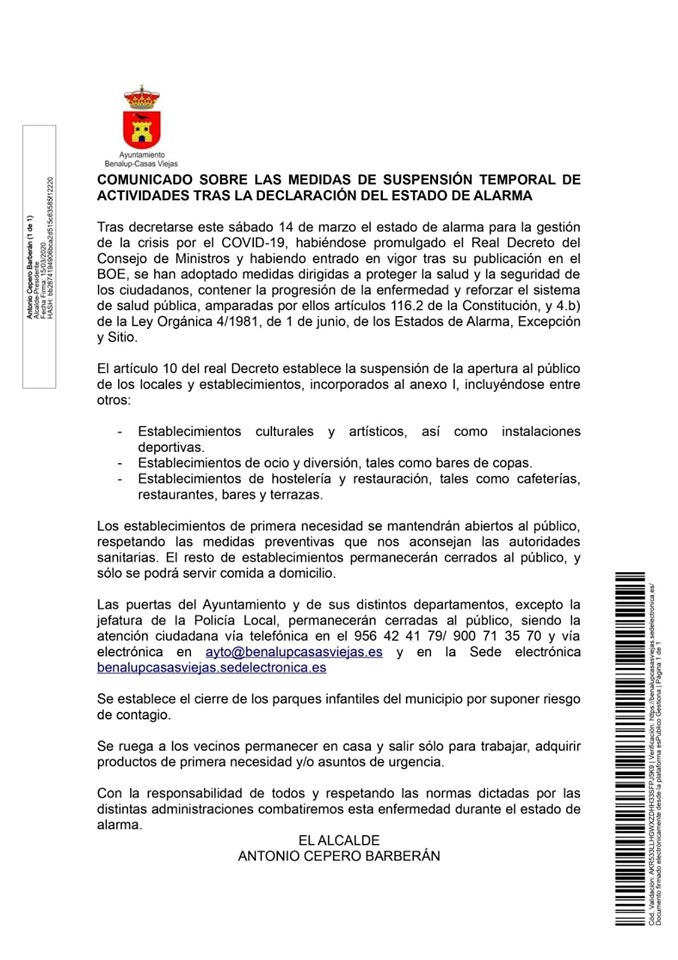 comunicado